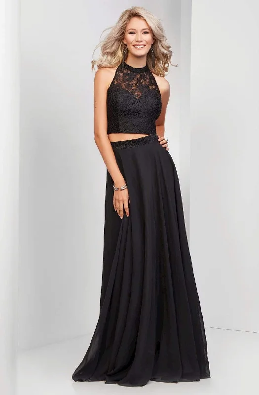 Stylish And Comfortable Clothing For Women Clarisse - 3427 Lace Halter Two-Piece Prom Gown