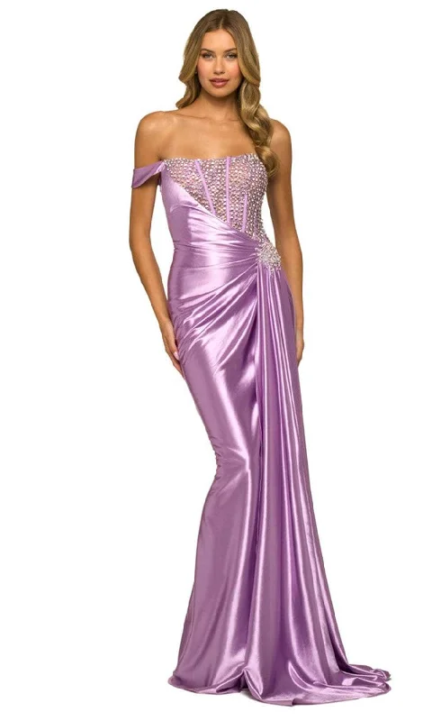 Women Wear Online Sherri Hill 55367 - Off-Shoulder Gown