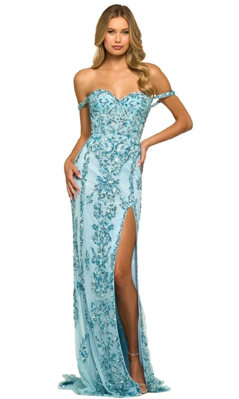 Discount Store Sherri Hill 55445 - Sweetheart Off-Shoulder Evening Gown