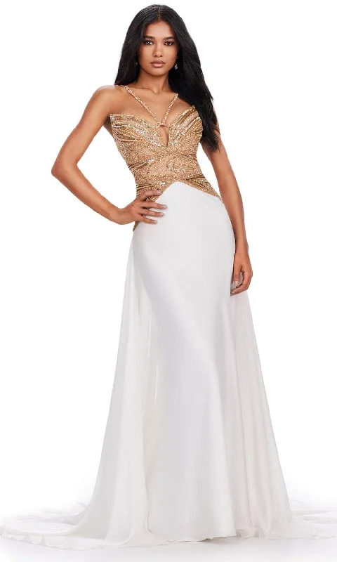 Women Wear Boutique Ashley Lauren 11455 - Halter Sequin Gown