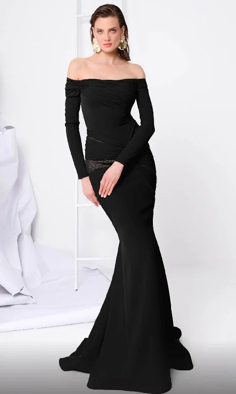 Elegant Clothing For Women MNM Couture F02848 - Ruched Mermaid Evening Gown