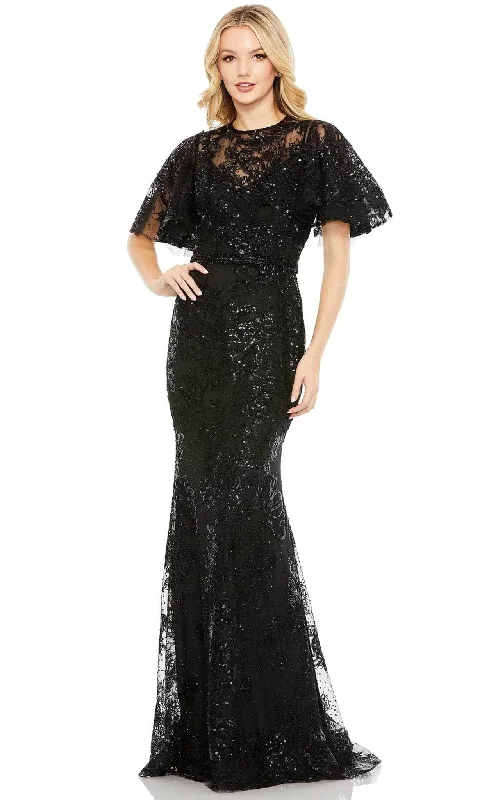 Women's Attire Mac Duggal 20438 - Flutter Sleeve Gown