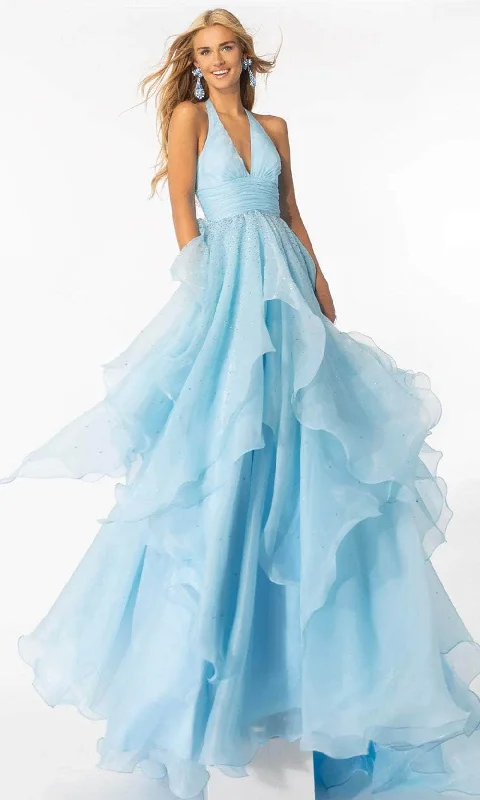 Elegant Women's Fashion Ava Presley 39560 - Ruffled A-Line Prom Gown