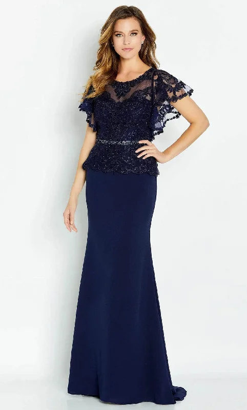 Casual Clothing For Women Cameron Blake CB131 - Appliqued Gown