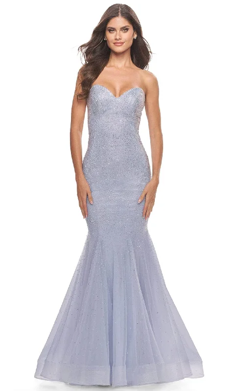 Luxury Women's Clothing La Femme 31421 - Sparkly Mermaid Gown