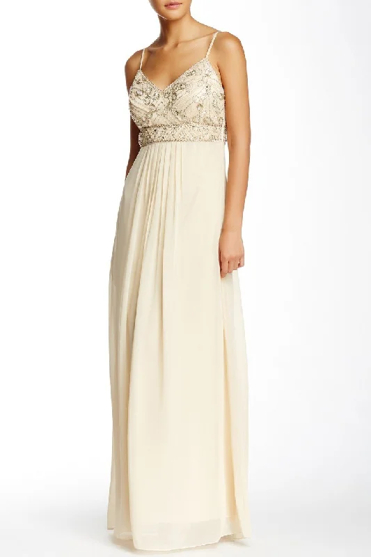 Women's Clothes For Work Events Sue Wong - N5100SC Embellished Empire Chiffon Gown