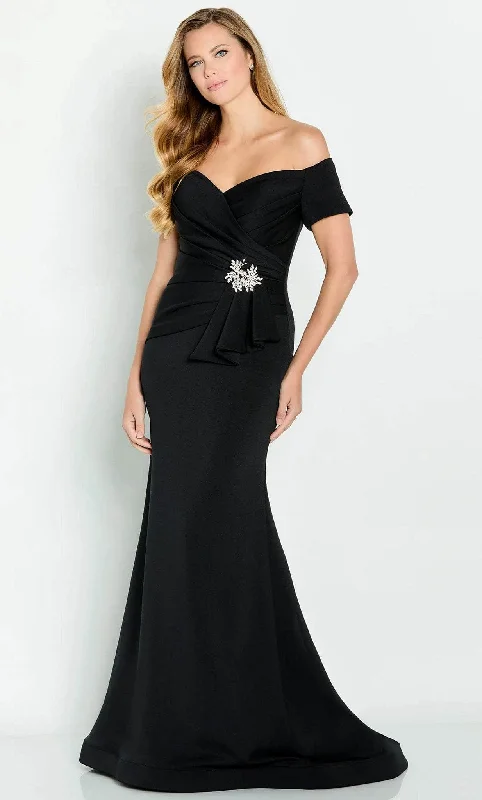 New Arrival Discounts Cameron Blake CB141 - Pleated Gown