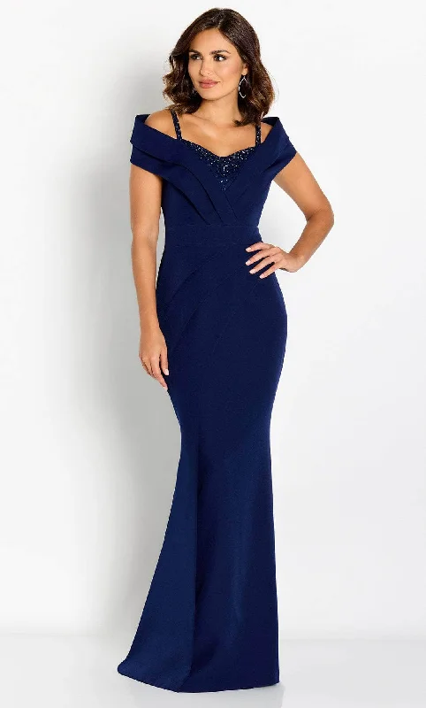 Women's Clothing for Every Season and Trend Cameron Blake CB762 - Off Shoulder Evening Gown