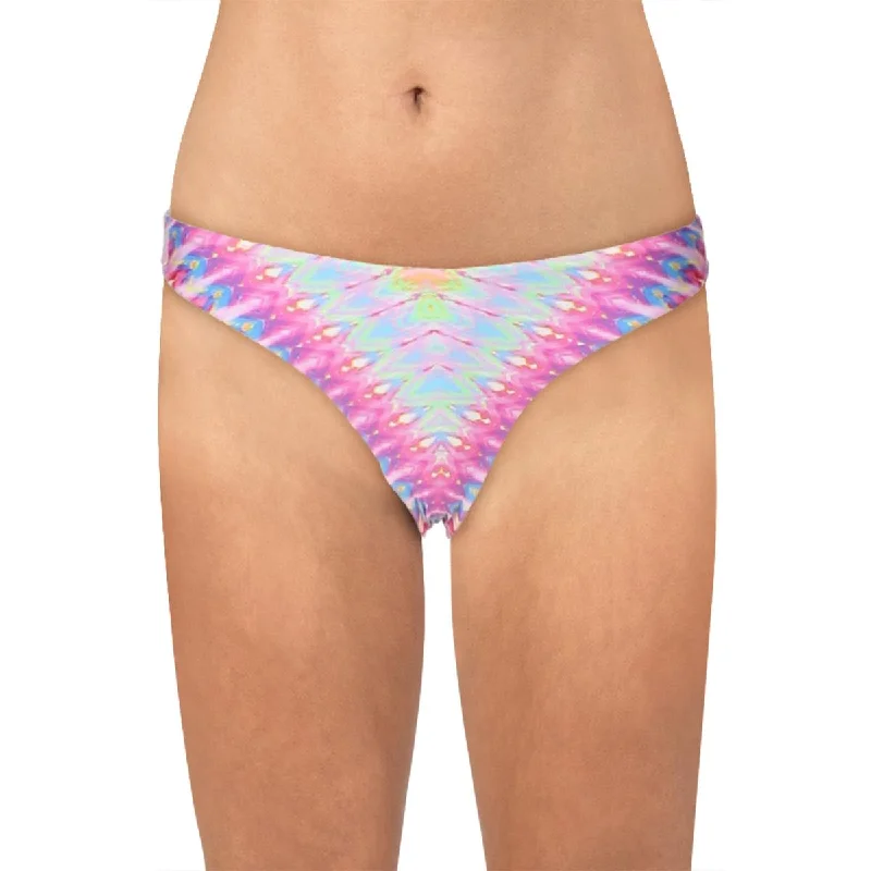 Women's Plus-Size Outfit Womens Printed Bikini Swim Bottom Separates