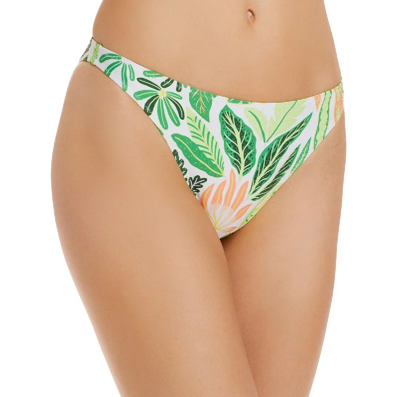 Bold and Elegant Women's Fashion Womens Botanical Lined Swim Bottom Separates