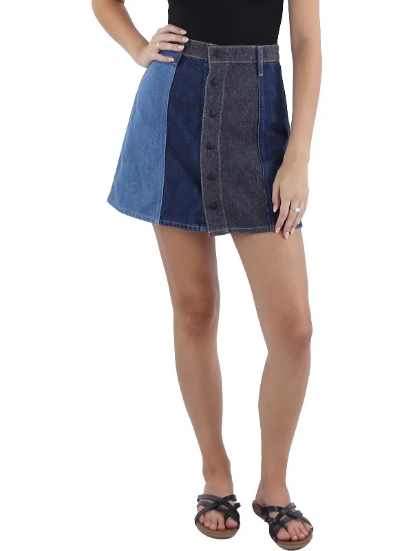 Women's Clothing Sale Online Womens Mini A-lIne Denim Skirt