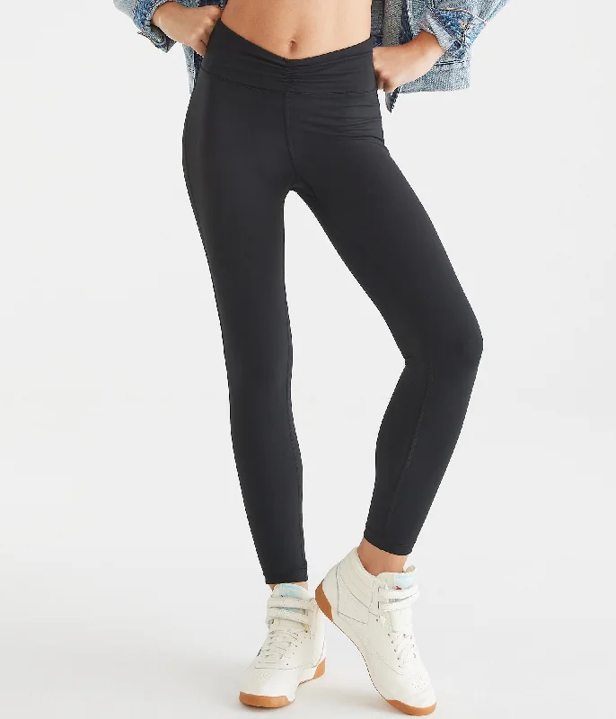 Casual Clothes For Women Aeropostale Air Softspun High-Rise Cinch Waist Leggings