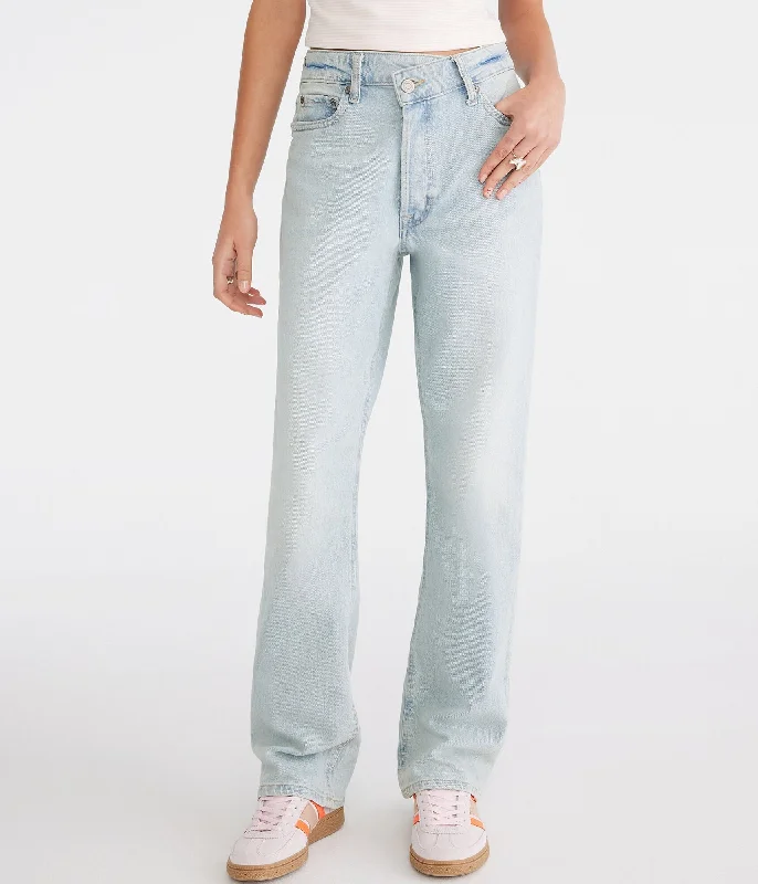 Casual Wear Aeropostale Curvy High-Rise Baggy Jean