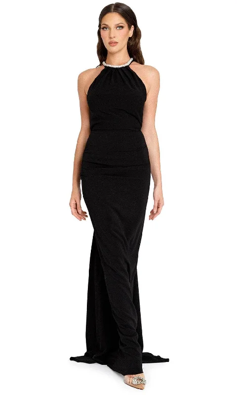 Women's Casual Wear Clothing Nicole Bakti 7267 - Cutout Back Sleeveless Evening Gown