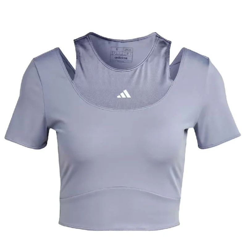 Comfortable Loungewear for Women adidas - Women's HIIT Crop Training T-Shirt (IB8599)