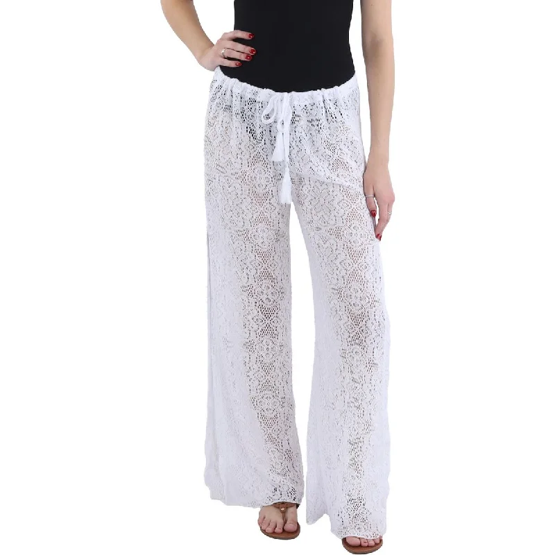 Sustainable Women's Clothing Womens Crochet Pants Cover-Up