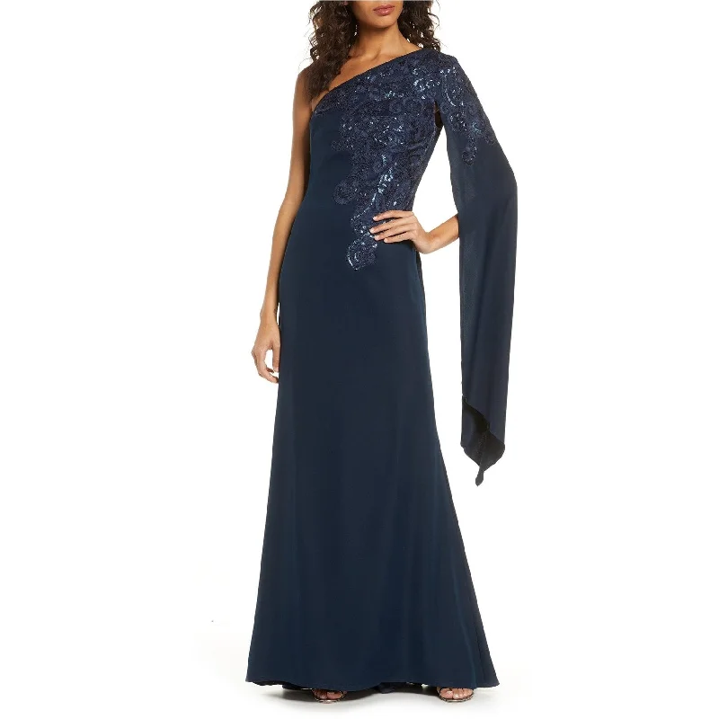 Casual and Comfortable Outfits Tadashi Shoji Womens Sequin Gown Dress