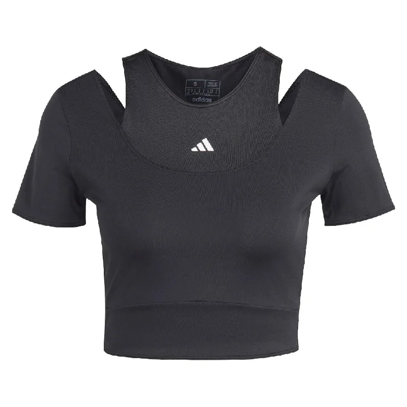 Women's Athletic Outfit adidas - Women's HIIT AEROREADY Crop Training T-Shirt (HN5538)