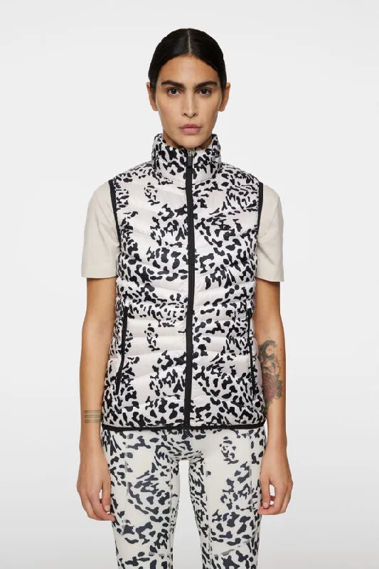 Affordable Women's Clothing Online Lara Light Down Printed Vest