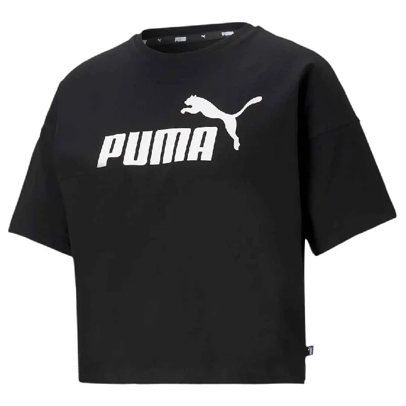 Summer Sale Puma - Women's Essentials Cropped Logo T-Shirt (586866 01)