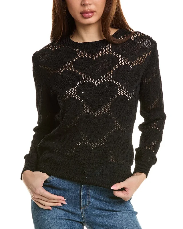 Women's Street Style Casual Wear ANNA KAY Heart Sweater