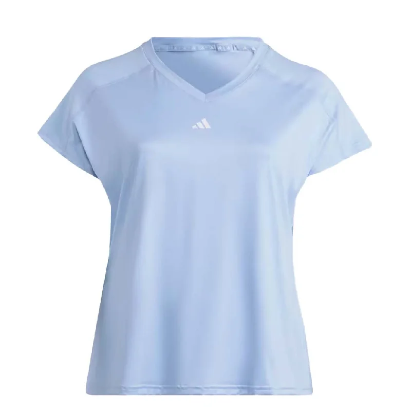 Women's Activewear for Exercise and Sports adidas - Women's Aeroready Train Essentials V-Neck T-Shirt (Plus Size) (HR7871)