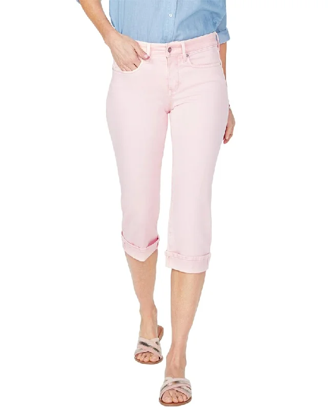 Stylish Everyday Clothing NYDJ Marilyn Pink Dusk Crop Jean