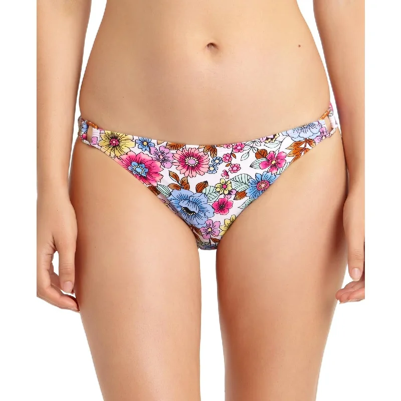 Women's Chic Outfit Womens Floral Print Ring Detail Swim Bottom Separates