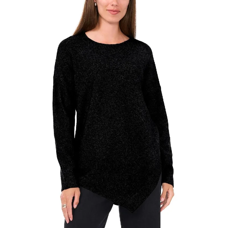 Affordable Trendy Clothes For Women Womens Asymmetric Knit Crewneck Sweater