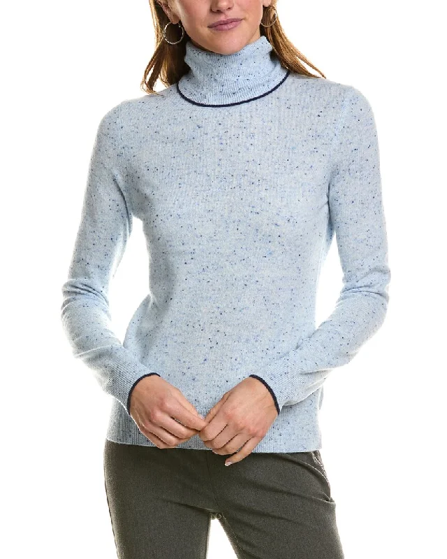 Modern Women's Outfit InCashmere Turtleneck Cashmere Sweater