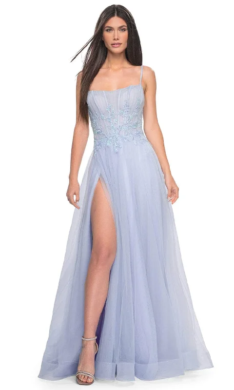 Timeless Women's Apparel La Femme 32293 - Embroidered A-Line Prom Gown