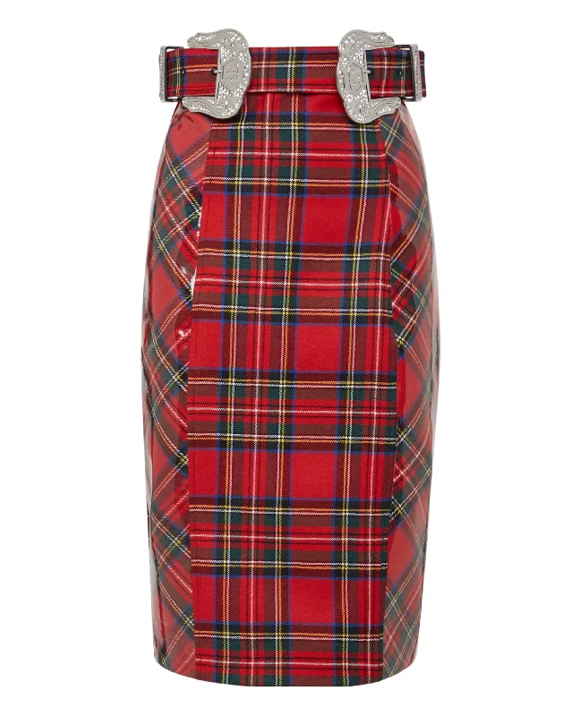 Casual Fashion for Women Short Skirt Tartan