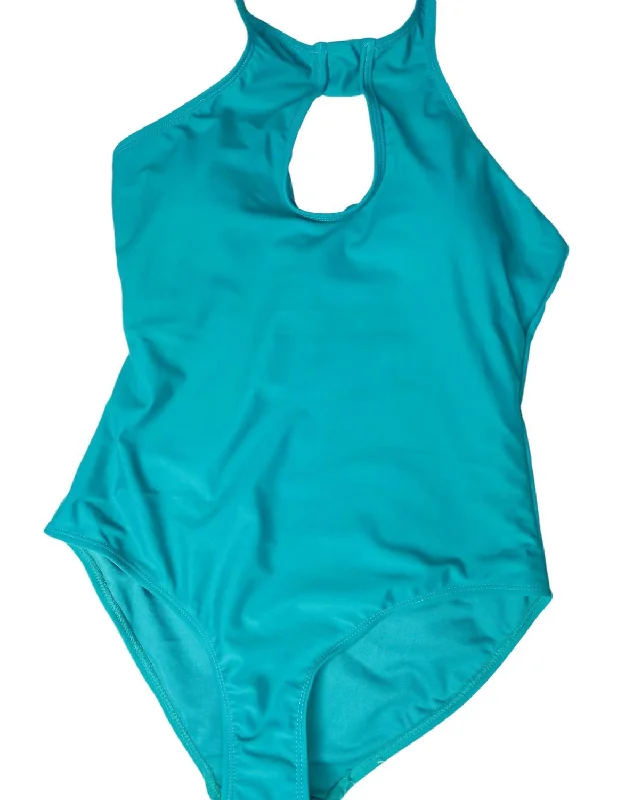 Casual Clothing For Women Women's Beach Fun One Piece Swimsuit In Aqua