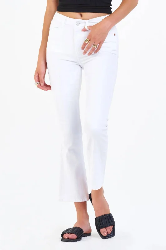 Women's Casual Clothing For Lounging Jeanne Jeans In Optic White