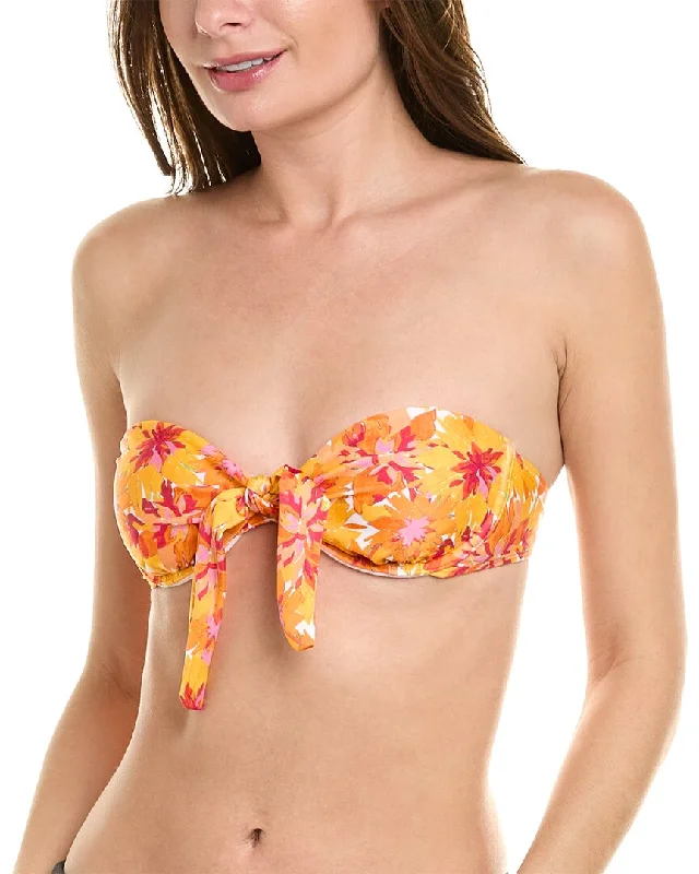 Holiday Gift Guide Sale ViX Lowana Mustard Knot Bandeau Top