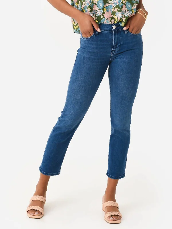 Sustainable Women's Clothing Le High Straight Jean In Temple