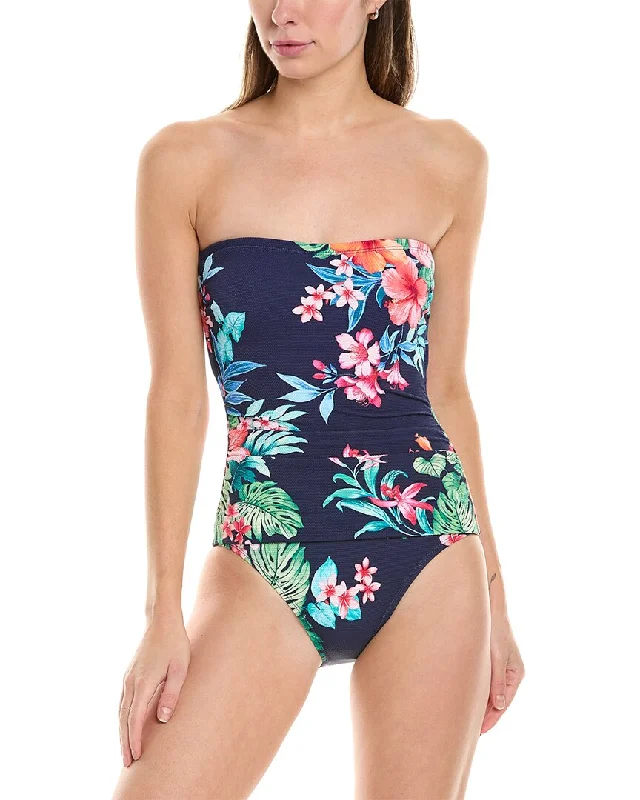 Clearance Sale Online Tommy Bahama Island Cays Flora Bandeau One-Piece