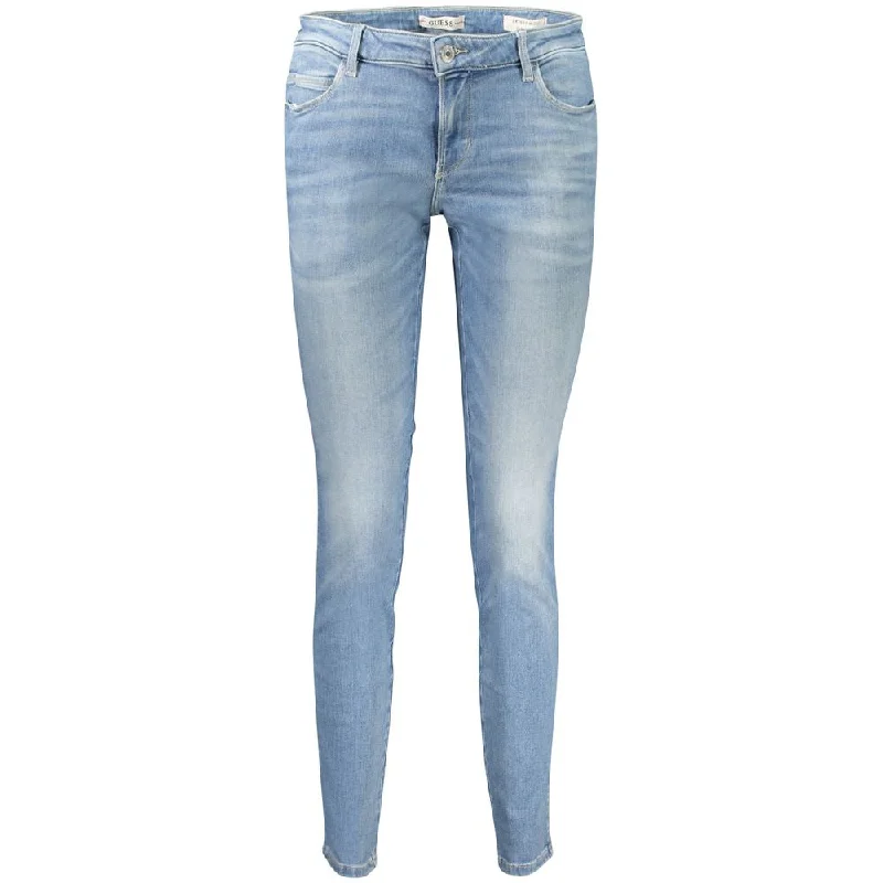 Online Boutique Stores Guess Jeans blue Cotton Jeans & Women's Pant