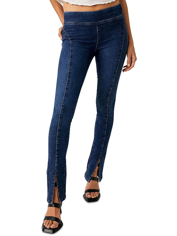 Clothing Woman Double Dutch Womens Denim Pull on Skinny Jeans