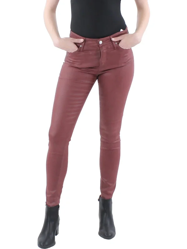 Elegant Clothing For Women Farrah Womens Denim Coated Colored Skinny Jeans