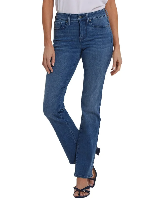 Chic Women's Clothing for Date Nights NYDJ Marilyn Missionblue Straight Leg Jean