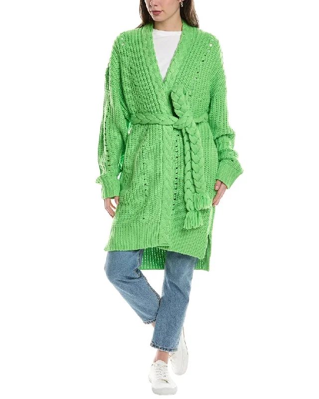 Woman Clothing FARM Rio Long Cardigan