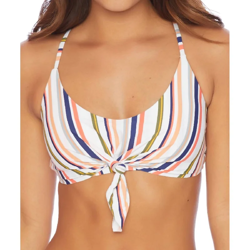 Women's Clothes For Work Bralette Bikini Top In Line Up Multi