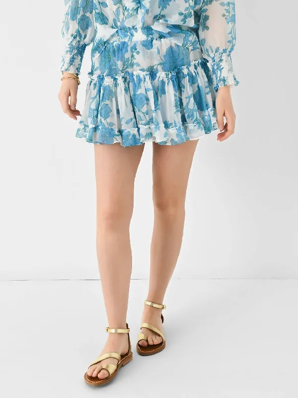 Outfits For Girls Marion Skirt In Turquoise Flora