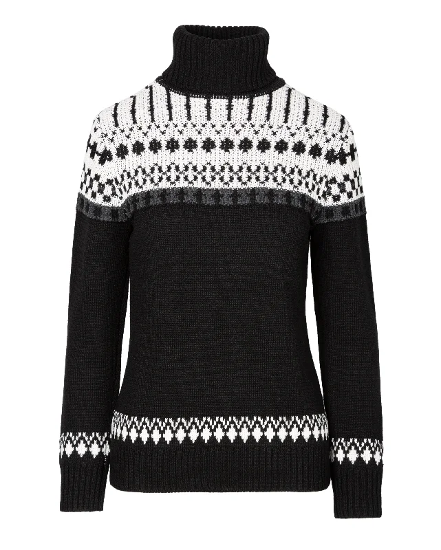 Women's Layered Outfit Pajar Women’s Slope Turtleneck Jacquard Sweater