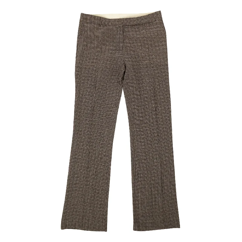 Trendy Outfits For Girls Davide Cenci Geometric Silk Pants - Brown