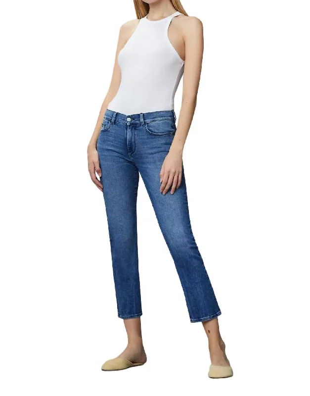 Women's Clothes For Outdoor Events Mara Straight Ankle Jeans In Blue Bird