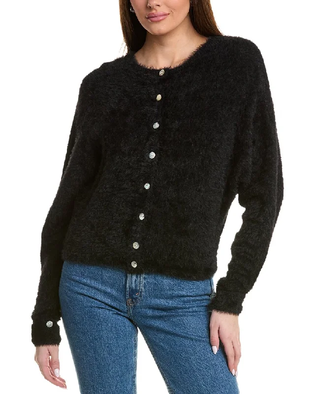 Women's Clothing Stores Labiz Fuzzy Cardigan