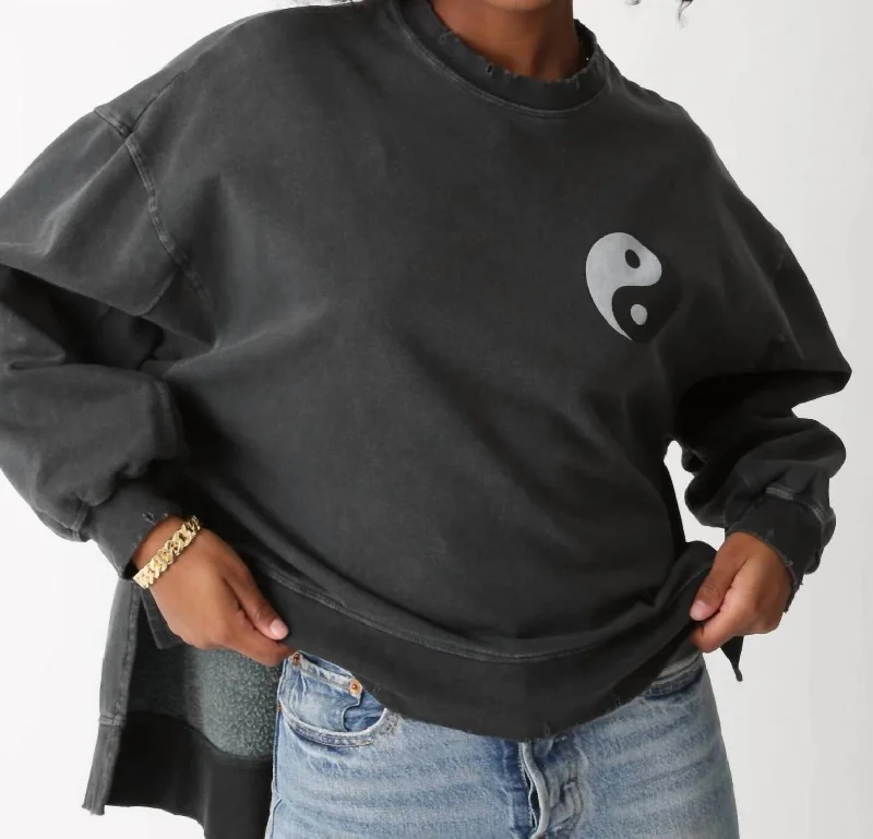 Women's Formal Event Outfit Apollo Sweatshirt In Onyx