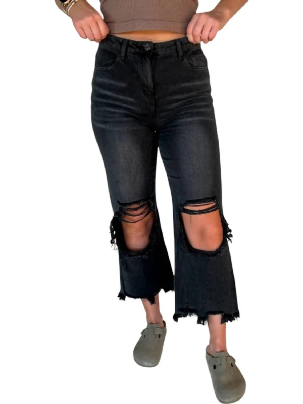 Women's Trendy Activewear Apparel Samson Straight Leg Jeans In Black